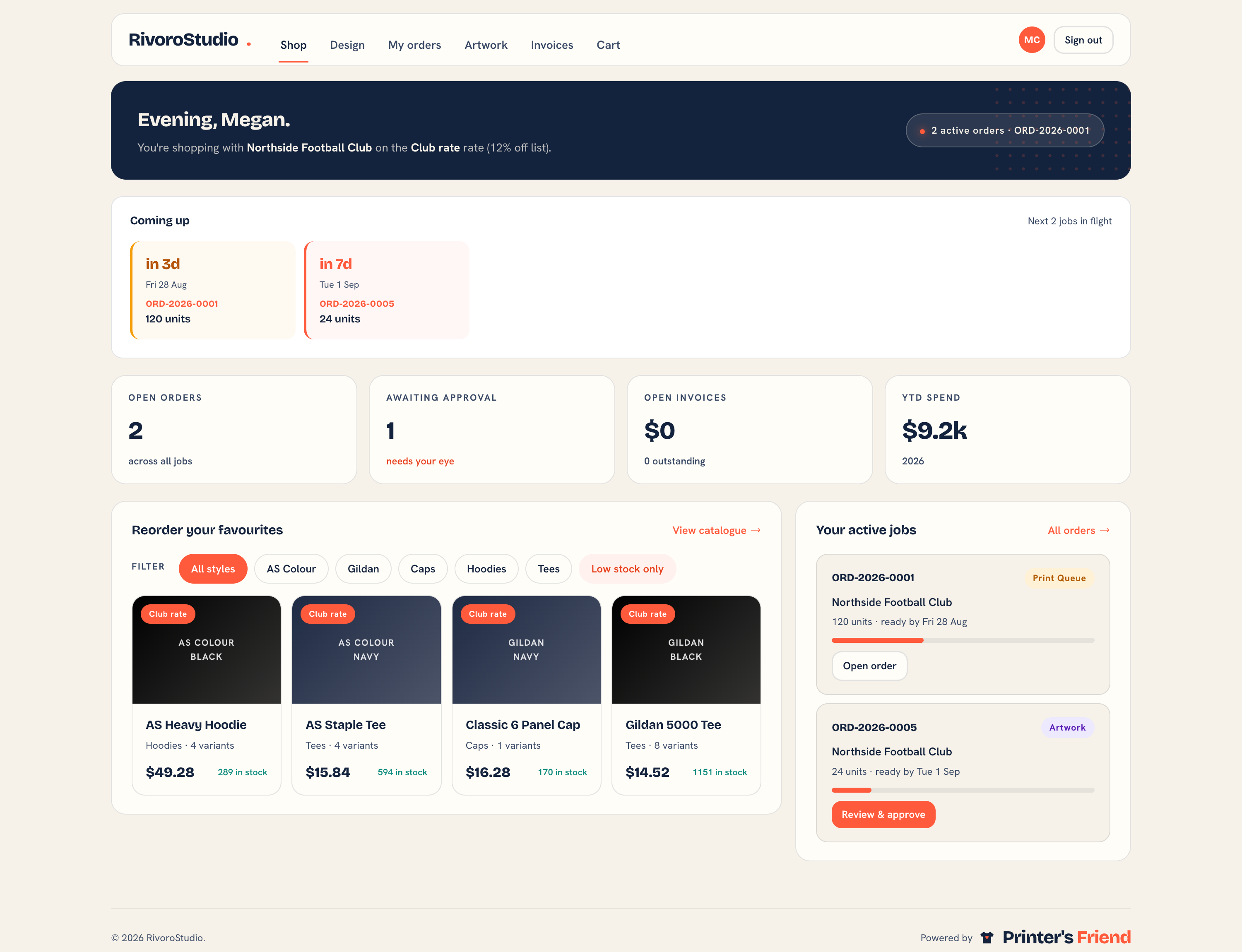 The customer portal